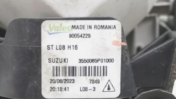 Suzuki Ignis III Höger Halogenstrålkastare 3550065P01000 image 3