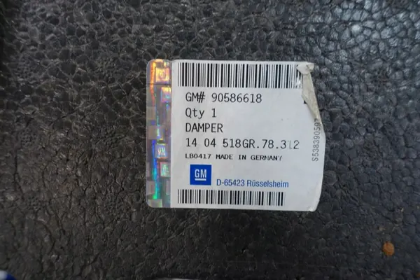 Opel Vectra B bakstötskåpsförstärkning OEM 90586618 image 6