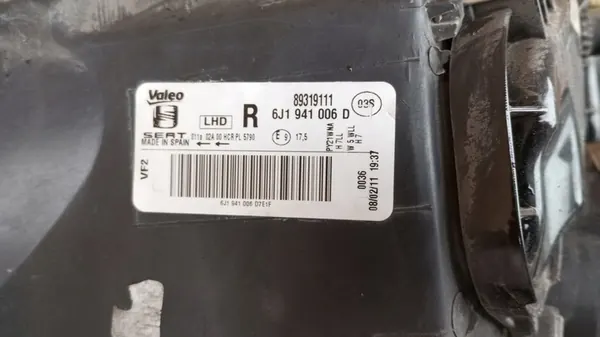 SEAT IBIZA 6J 2008-2012 Farol Direito OEM VALEO image 5