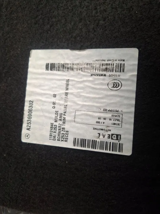 Reservhjulsfoder OEM S26372697 Mercedes GLC X253 image 6
