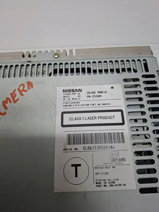 LECTEUR CD NISSAN ALMERA TINO image 2