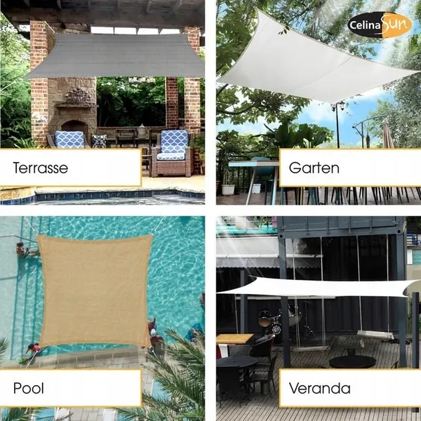 CelinaSun Toldo Rectangular 3x6 m Impermeable image 5
