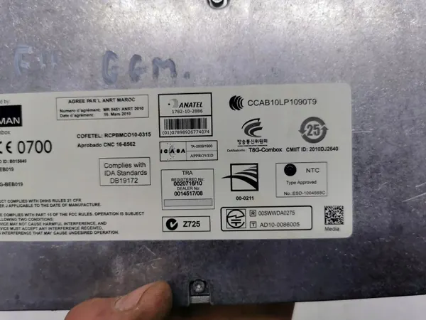 BMW Bluetooth-moduuli OEM B015849 5-sarja F10/F11 image 7