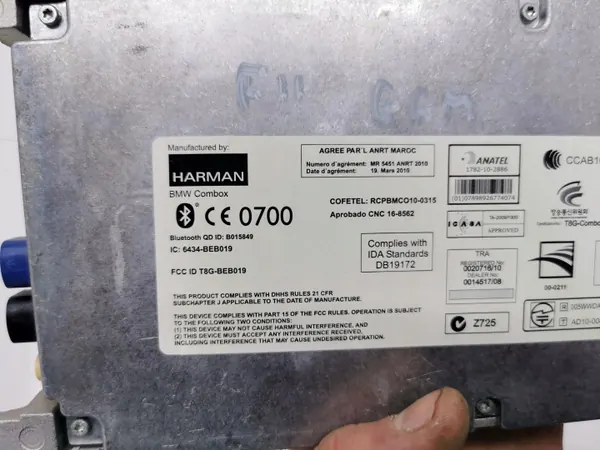 BMW Bluetooth-moduuli OEM B015849 5-sarja F10/F11 image 8