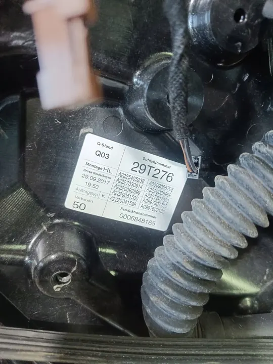 Vänster baklås Mercedes-Benz S W222 A0997307700 A2227601900 image 2