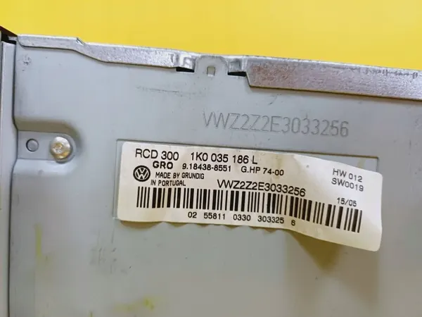 Radio CD d'origine usagée OEM DRC97099 pour VW Touran I image 5