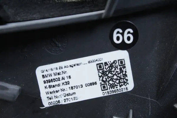 OEM 8096321 Moldura Túnel Carbono para BMW G14 G15 G16 M8 image 5