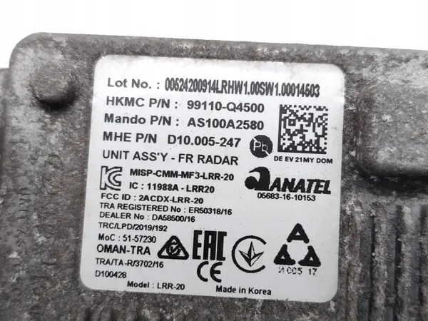 Kia Niro Radarsensor OEM 99110-Q4500 Gebruikt image 7