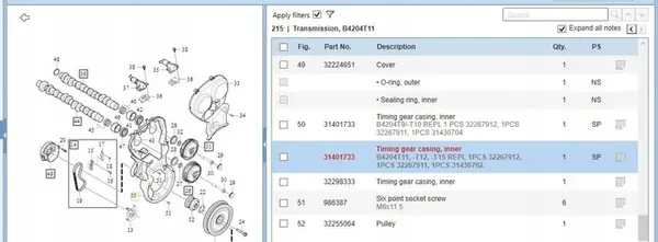 Volvo S60 2015 Tampa de Correia image 5