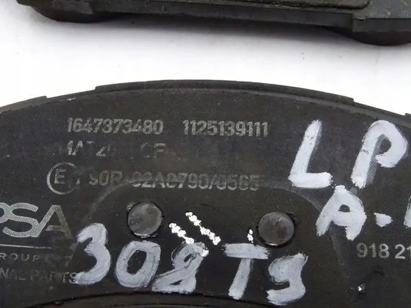 Pastillas de Freno Delante PEUGEOT 308 II T9 OEM 1647873480 image 3