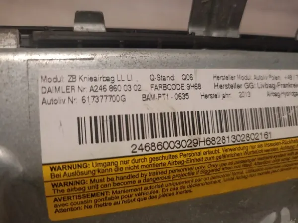 Mercedes B-klass knäairbag OEM a2468600302 image 4