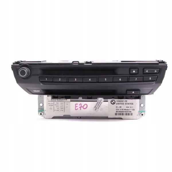 BMW X5 E70 Navigationsradio OEM 9191568 image 2