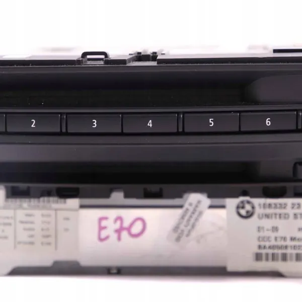 BMW X5 E70 Navigationsradio OEM 9191568 image 4