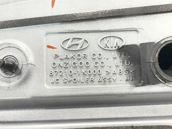 OEM 87210-1K000 S2601G048 Takaspoileri Hyundai ix20:lle image 10