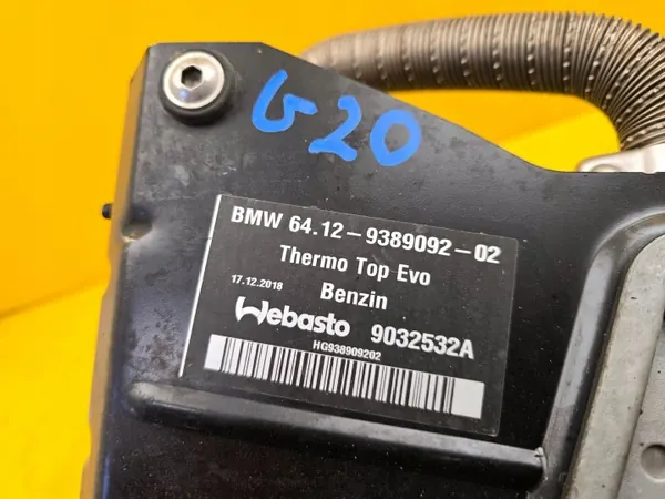 Calefactor Webasto BMW OEM 9389092 para Serie 3 G20/G21 image 6