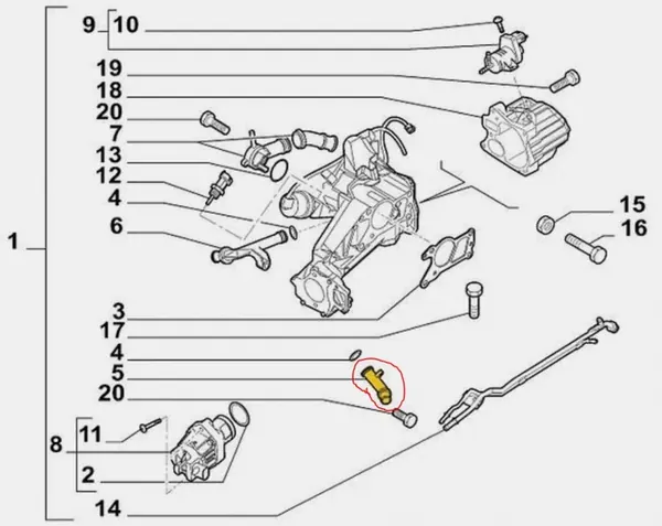 Manguera intercooler Opel Insignia 2011 2.0L 0428720 image 8
