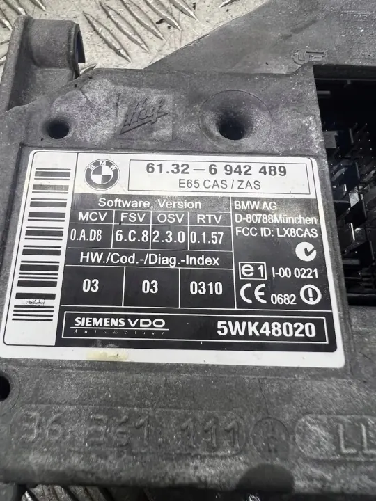 Contacteur d'allumage BMW OEM 6942489 pour Série 7 E65/E66/E67 image 4