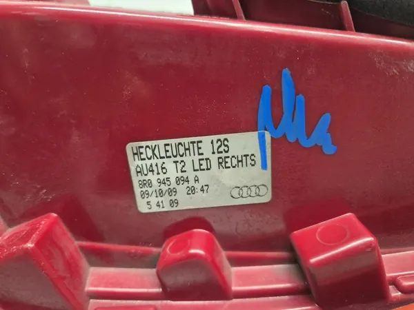 AUDI Q5 8R Lámpara Trasera Derecha LED Original 08-12 image 7