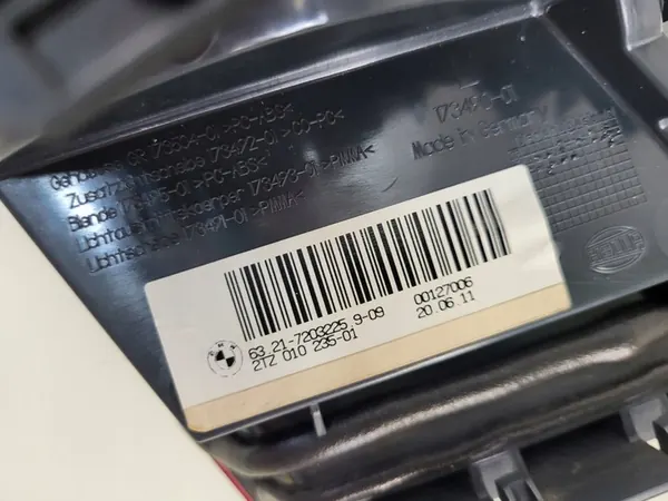 BMW 5 F10 Sedán Luz Trasera Izquierda 7203225 image 10