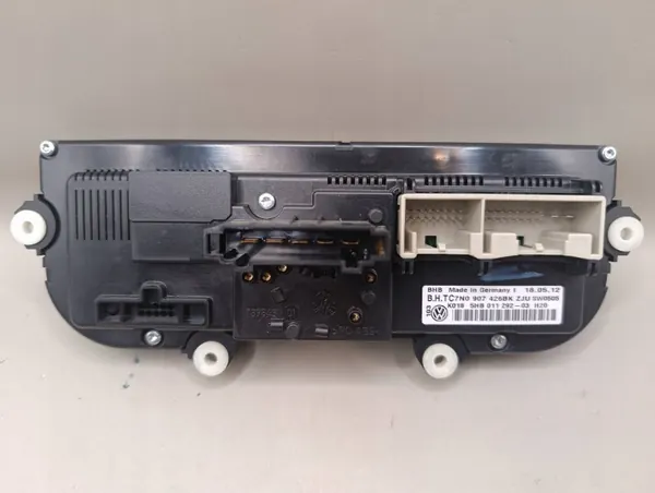2012 VW Caddy Panneau Clim 7N0907426BK image 3