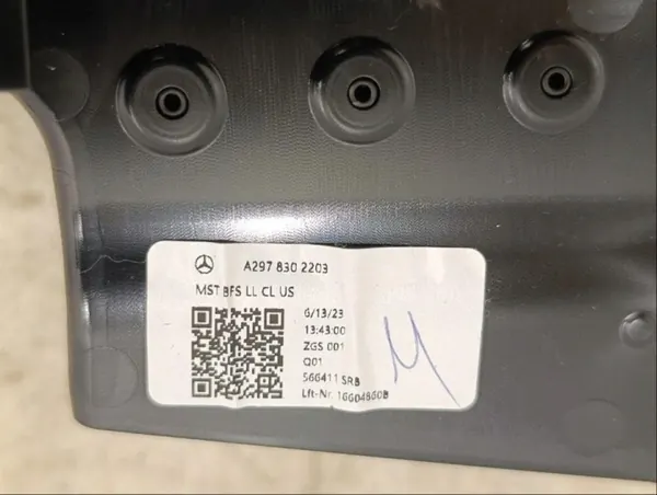 Dashboard luchtrooster Mercedes-Benz OEM A2978302203 image 4