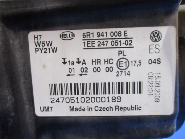 Farol dianteiro direito VW Polo V image 9