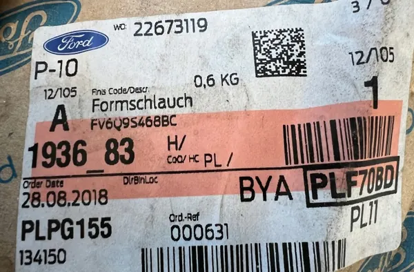 Ford Transit Connect II Vacuümpompklep OEM FV6Q9S468BC image 3