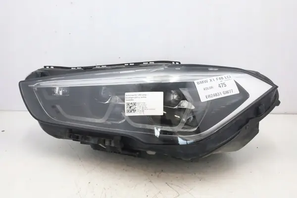 Conjunto de faróis dianteiros esquerdo direito BMW X1 F48 LCI LED OEM 7472255 image 2