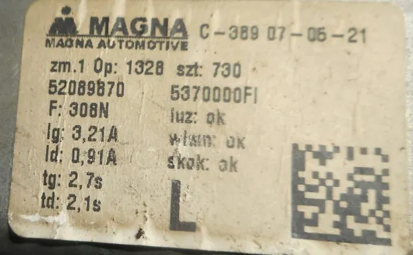 Fiat 500 07 Regulador de janela dianteira esquerda 52089870 image 3