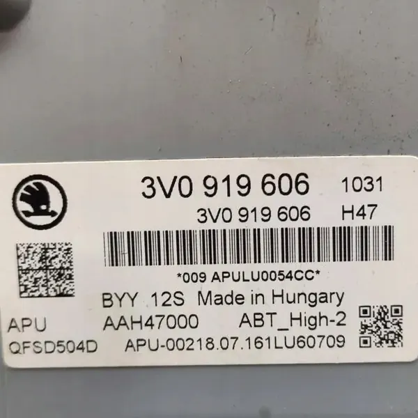 OEM 3V0919606 Touchscreen voor Skoda Superb III image 5