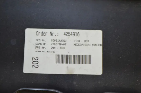BMW 3 F30/F80 achterruit spoiler OEM 7305795 image 5