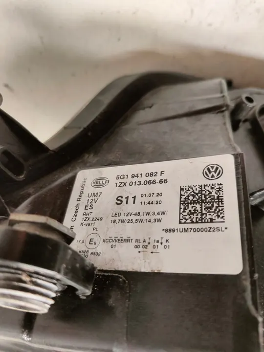 VW GOLF 7 VII GTE LIFT LÂMPADA LED DIANTEIRA DIREITA 5G1941082F image 6
