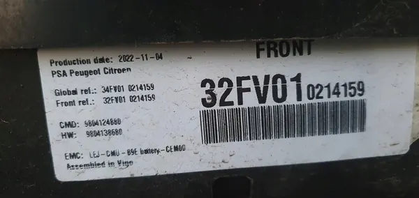 Batterie 13,5 kWh Citroen Berlingo III image 7