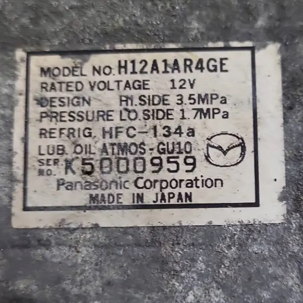 Compresseur de climatisation Mazda CX-7 2.2D image 6