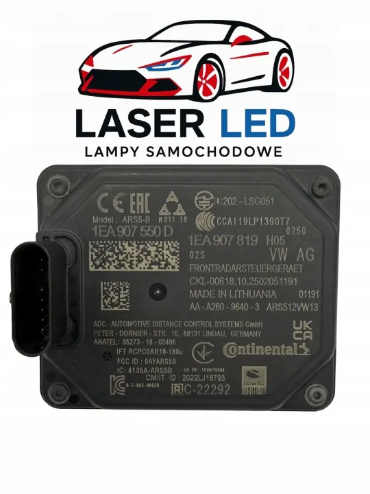 OEM 1EA907550D Radar ACC -anturi VW Skoda Audi image 2