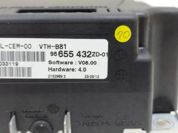Head Up Display Citroen DS5 2013 OEM 96655432ZD image 6