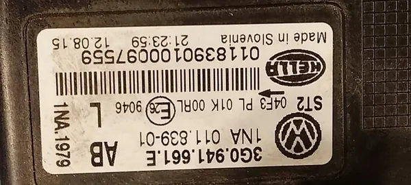 VW Passat B8 Linker Nebelscheinwerfer OEM 3G0941661E image 5