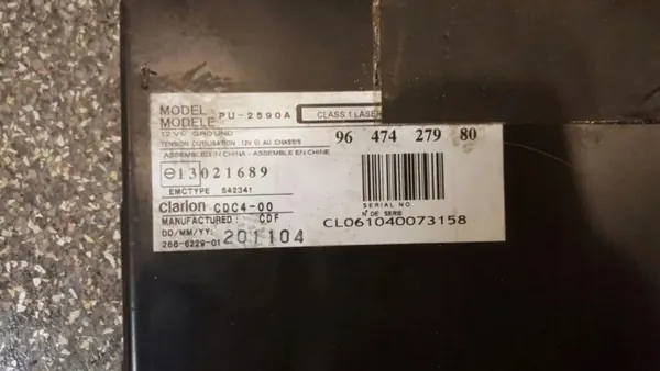 OEM 9647427980 Troca CD/DVD para Peugeot 407 2004 image 4