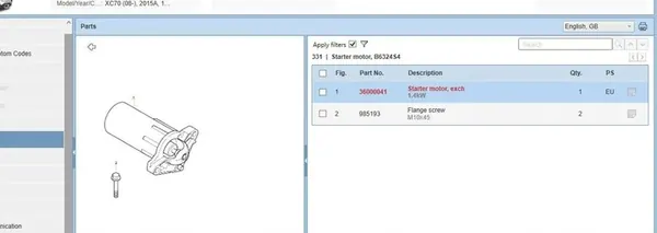 Arrancador VOLVO XC70 II 3.2L 36000041 image 5