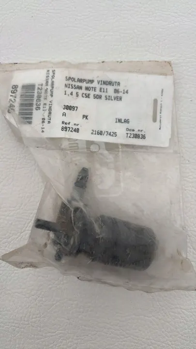 Pompe lave-glace OEM T238035 pour Nissan Note image 2