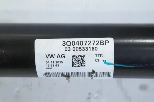 VW SKODA SEAT 1.6 TDI Höger drivaxel 3Q0407272BP image 2