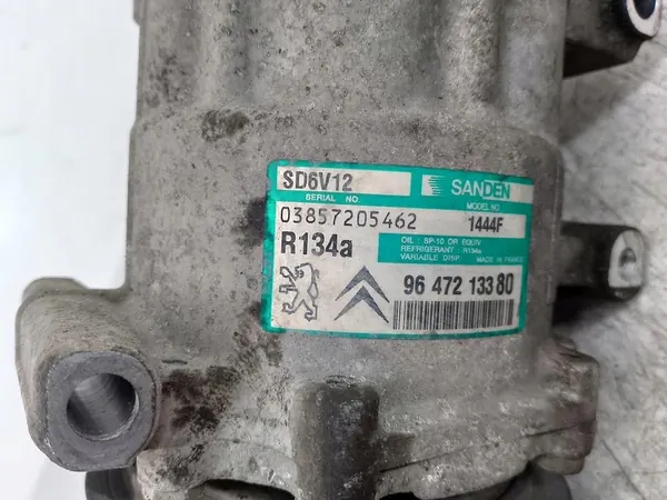 Compressore Aria Condizionata Peugeot 307 2.0 HDI 9647213380 SD6V12 image 7