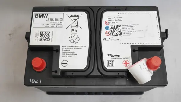 BMW OE Batteri AGM 70Ah 720A OEM 9381774 image 3
