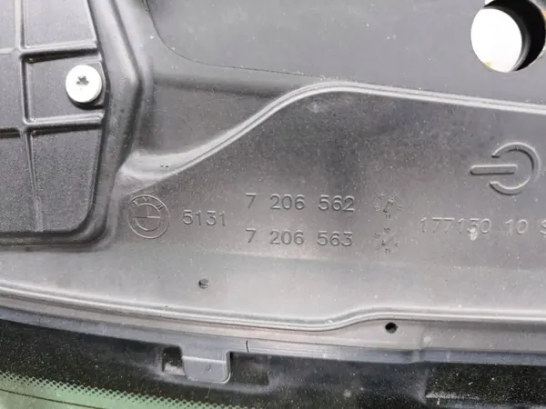 BMW OEM 7206563 Tonat Bagagelucksglas för F11 Touring image 9