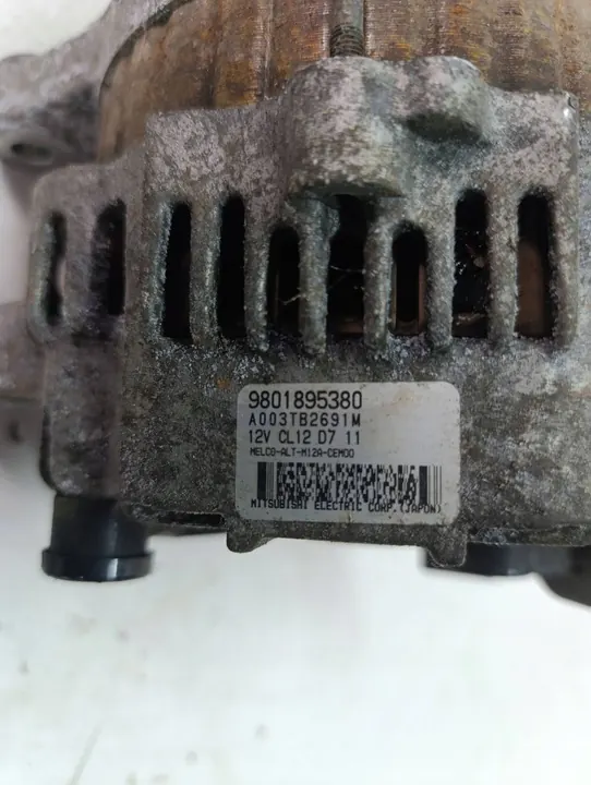 PEUGEOT 301 CITROEN C-ELYSEE 1.6 VTi Vaihtovirtageneraattori 9801895380 image 4