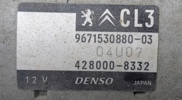 Motor de arranque, Citroen C3 9671530880-03 image 2