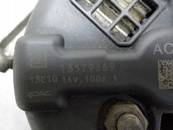 OPEL ASTRA J 1.3 CDTI Alternator 13579669 image 2