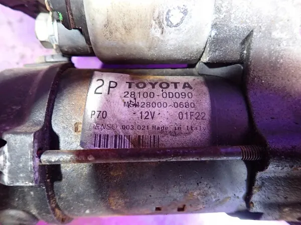 TOYOTA AVENSIS II T25 1.8 Motor de arranque 281000D090 9 Dientes image 6