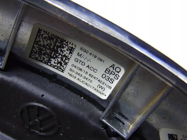 Litteä Nahkaohjauspyörä OEM 5G0419091AQ VW Golf VII:lle image 6
