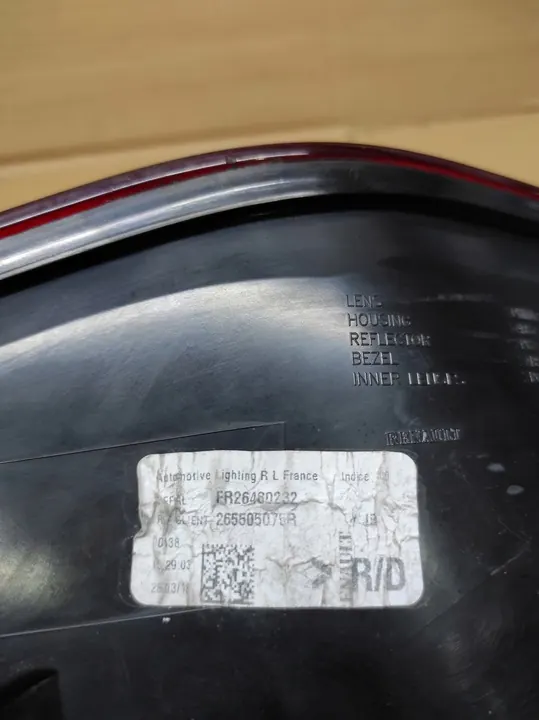 Höger baklampa Renault Talisman Kombi image 6